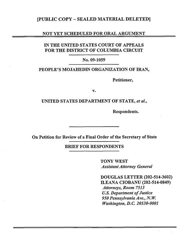 US court of appeals denies MEK..