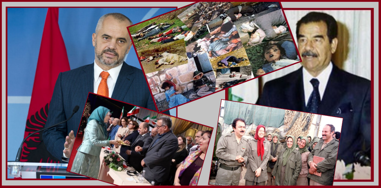 MEK Terrorists Albania Edi Rama Saddam Hussain