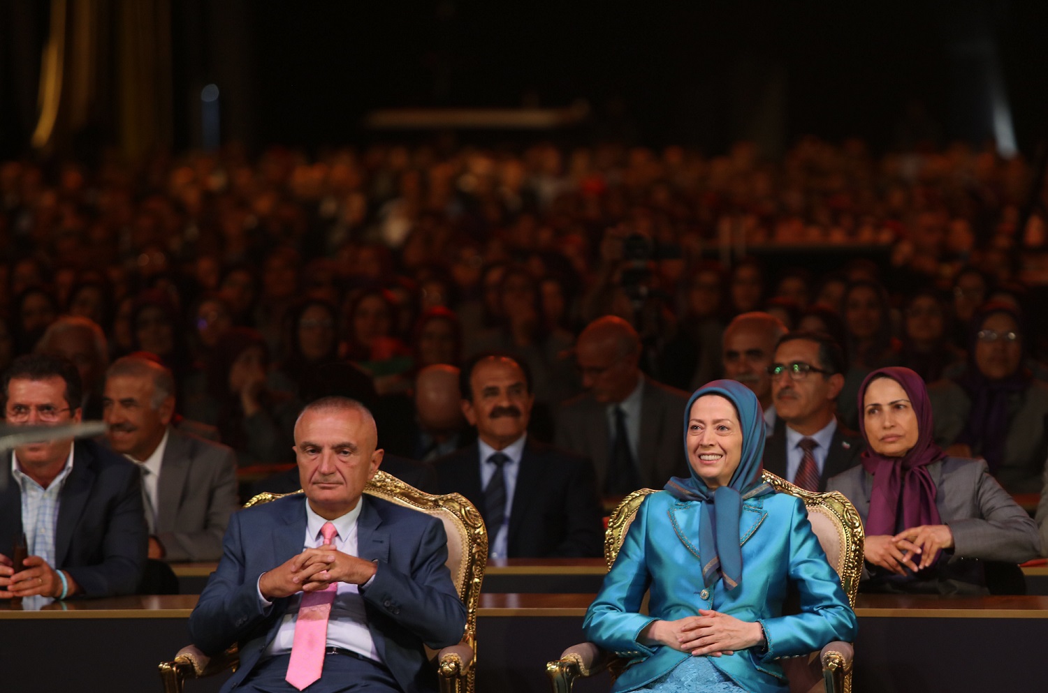 Maryam Rajavi Ilir Meta Ashraf 3 Albania Iran MEK September 2019