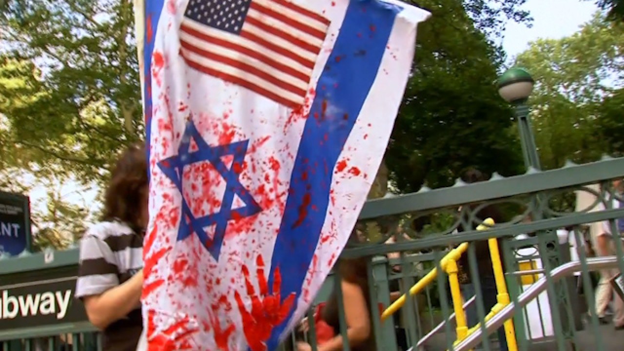Hundreds Nyc Protest Us Aid Israel Hundreds Nyc Protest Us Aid Israel
