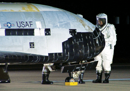 OTV 1 Inspection After Landing
