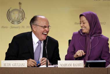 Rudy Giuliani  Maryam Rajavi Mek Leader